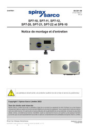 Spirax Sarco SP7-10 Notice De Montage Et D'entretien