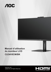 Aoc CU34V5CW/BK Manuel D'utilisation