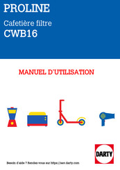 Proline CWB16 Manuel D'utilisation