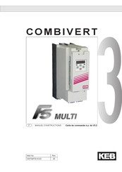 KEB COMBIVERT F5 MULTI Manuel D'instructions