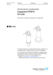 Endress+Hauser Liquipoint FTW33 Instructions