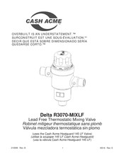 Cash Acme Delta R3070-MIXLF Mode D'emploi