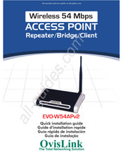 Ovislink EVO-W54APv2 Guide D'installation Rapide