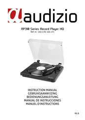 Audizio RP310 Serie Manuel D'instructions