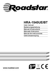 Roadstar HRA-1540UE/BT Manuel D'instructions