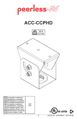 peerless-AV ACC-CCPHD Mode D'emploi