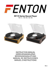 Fenton RP170 Série Manuel D'instructions