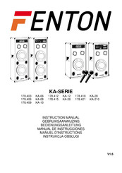 Fenton 178.406 Manuel D'instructions