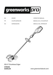 GreenWorks Pro STB402 Manuel De L'utilisateur