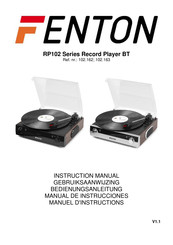 Fenton RP102 Série Manuel D'instructions