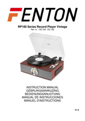 Fenton RP180 Serie Manuel D'instructions