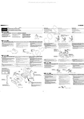 Clarion DXZ575USB Manuel D'installation Et De Connexion