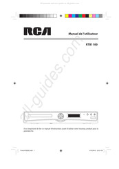 RCA RTB1100 Manuel De L'utilisateur