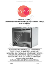 EQUATION EQI-80R Instructions Pour L'installation, L'utilisation Et L'entretien