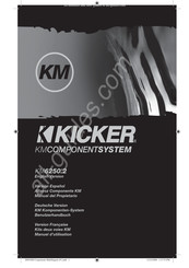 Kicker KM6250.2 Manuel Du Propriétaire
