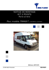 Mul-t-lock 125T350 Notice De Montage