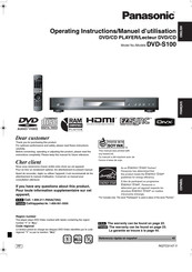 Panasonic DVD-S100 Manuel D'utilisation