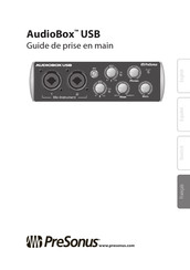 PRESONUS AudioBox USB Guide De Prise En Main