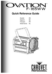 Chauvet Professional OVATION F-165WW Guide De Référence
