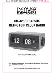 Denver Electronics CR-425UK Guide D'utilisation