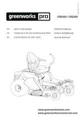 GreenWorks Pro CRZ426 Guide D'assemblage