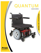 Pride Mobility Products Quantum 6000Z Serie Manuel De L'utilisateur