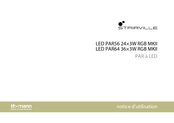thomann Stairville LED PAR56 24x3W RGB MKII Notice D'utilisation