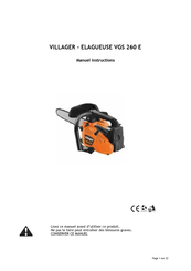 Villager VGS 260 E Manuel D'instructions