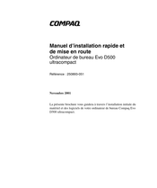 Compaq 250893-051 Manuel D'installation Rapide Et De Mise En Route