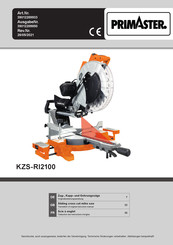 PrimAster KZS-RI2100 Traduction Des Instructions D'origine