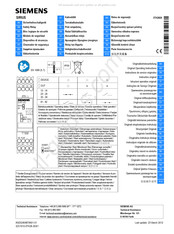 Siemens SIRIUS 3TK2820 Instructions De Service Originales