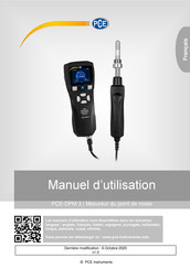 PCE Instruments PCE-DPM 3 Manuel D'utilisation