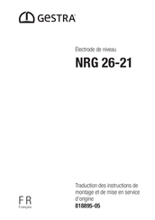 GESTRA NRG 26-21 Traduction Des Instructions De Montage Et De Mise En Service D'origine