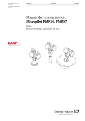 Endress+Hauser Micropilot FMR56 Manuel De Mise En Service