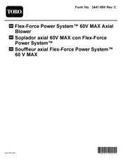 Toro Flex-Force Power System 41cm 60 V MAX Manuel De L'utilisateur