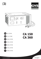 GYS CA 360 Mode D'emploi