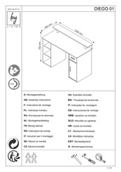 byLIVING DIEGO 01 Instructions De Montage