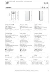 Bega 24 602 Fiche D'utilisation