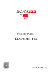 Oras ALESSI 8610 Instructions D'installation