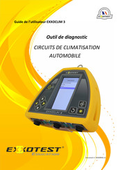 EXXOTEST XXOCLIM 3 Guide De L'utilisateur