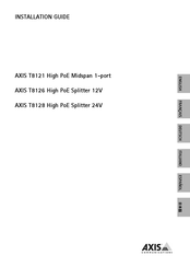 Axis T8121 Guide D'installation