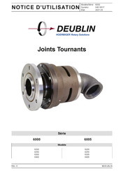 Deublin 6005 Serie Notice D'utilisation