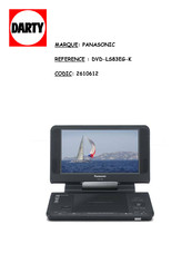 Panasonic DVD-LS83EG-K Mode D'emploi