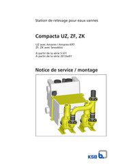 KSB Compacta ZK Notice De Service / Montage