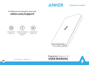 Anker PowerCore Magnetic 5K Manuel