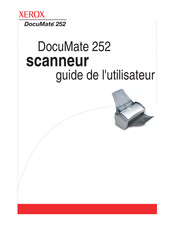 Xerox DocuMate 252 Guide De L'utilisateur