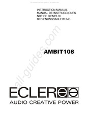 Ecler AMBIT108 Notice D'emploi