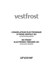 Vestfrost UFV251NF Livret D'instructions