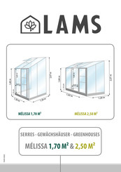 LAMS MELISSA 2,50 M2 Instructions De Montage