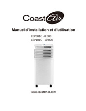 Coast Air CEP081C Manuel D'installation Et D'utilisation